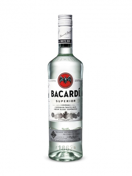 Bacardi White Rum 1 Litre