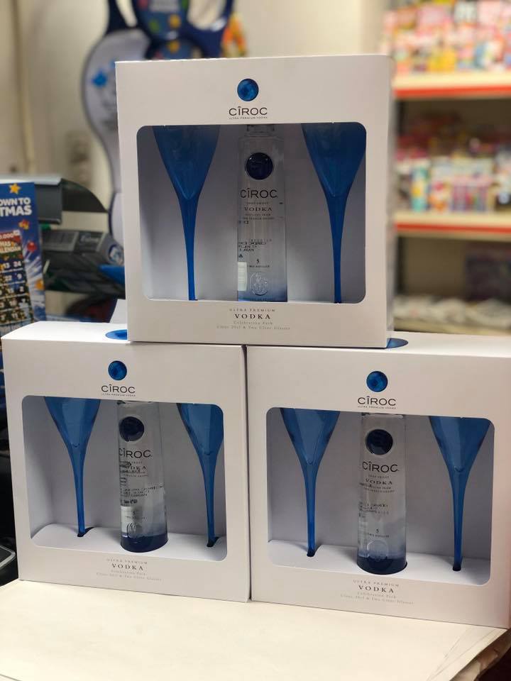 Ciroc Vodka Gift Set with Glasses | In Stock - www.elliescellar.co.uk