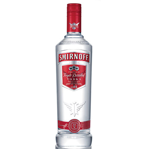 Mild skridtlængde bænk Smirnoff Vodka Red Label www.elliescellar.com